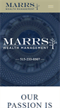 Mobile Screenshot of marrswealthmanagement.com